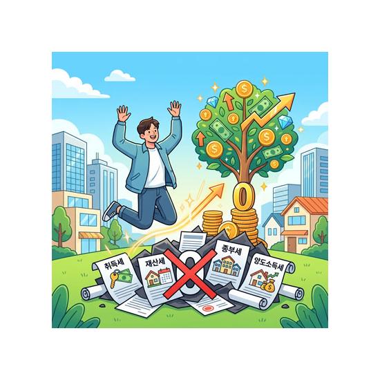 세금 부담 ZERO: 취득세, 재산세, 종부세 등 보유세와 양도소득세 부담이 전혀 없어 절세 효과가 매우 큽니다.